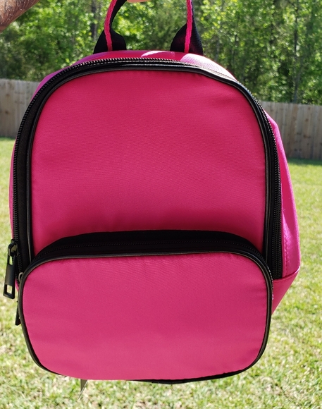 Hot Pink Mini Backpack - Picture 1 of 4